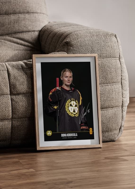 Poster Oona Koukkula #8 Brynäs IF 2024/2025 crossfade