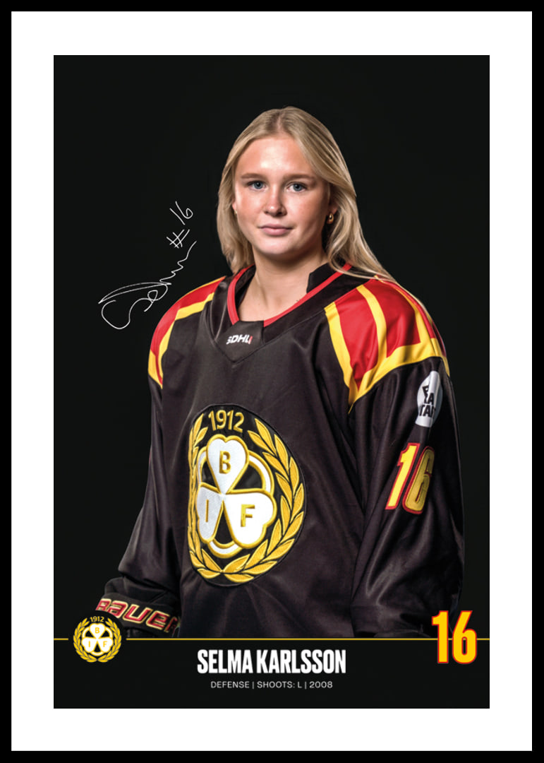 Selma Karlsson #16 Brynäs IF 2024/2025-12