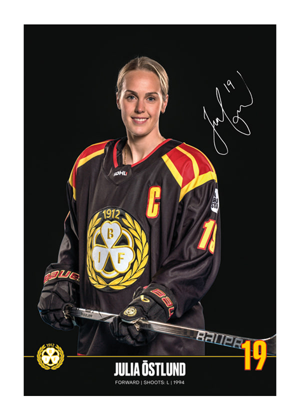 Poster Julia Östlund #19 Brynäs IF 2024/2025