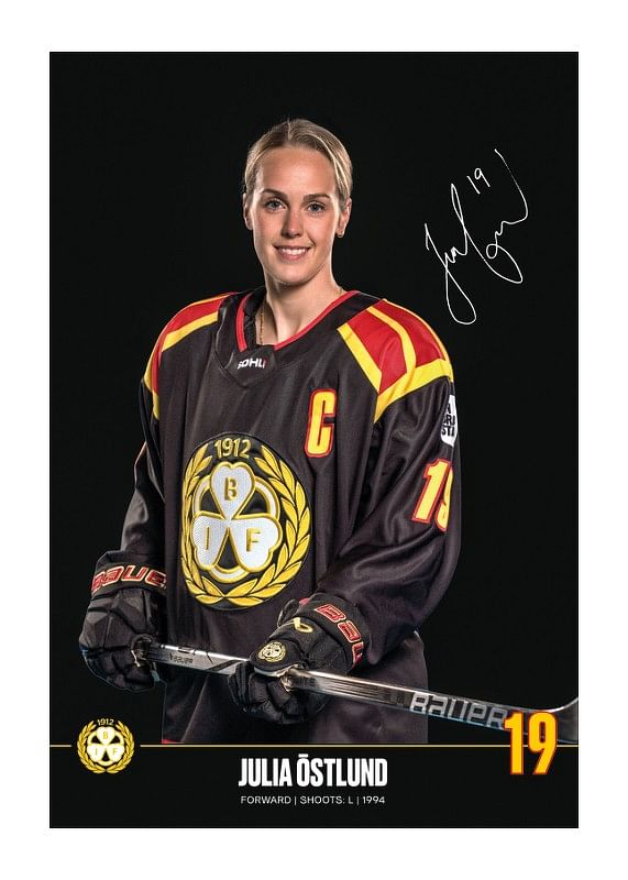Poster Julia Östlund #19 Brynäs IF 2024/2025