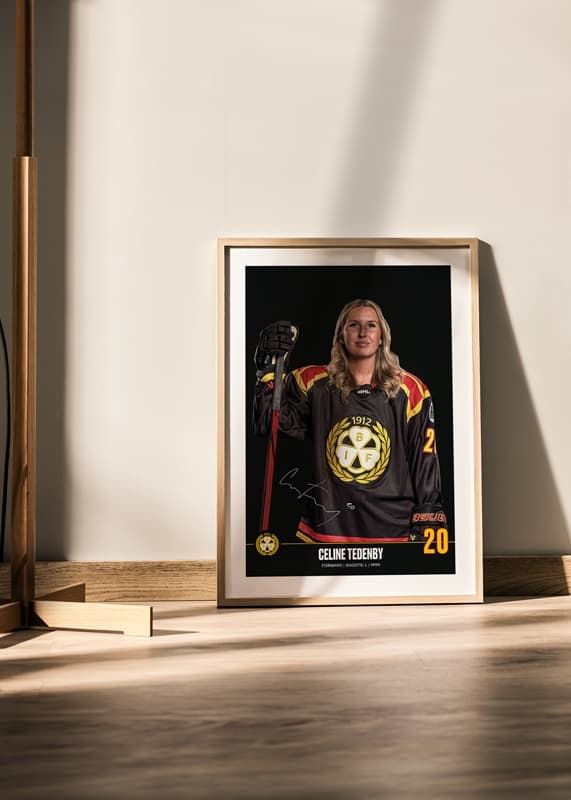 Poster Celine Tedenby #20 Brynäs IF 2024/2025 crossfade
