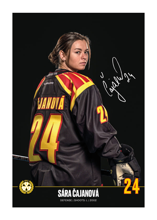 Poster Sára Čajanová #24 Brynäs IF 2024/2025