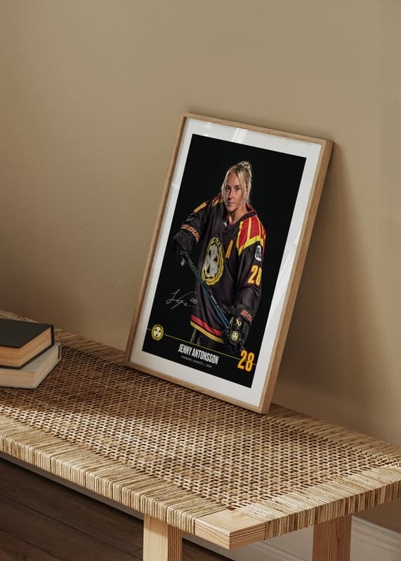 Poster Jenny Antonsson #28 Brynäs IF 2024/2025 crossfade