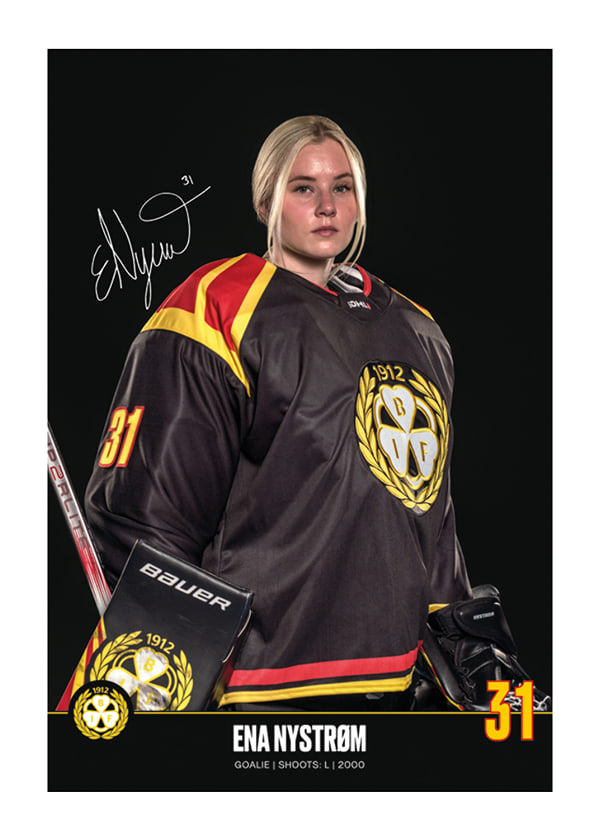 Poster Ena Nystrøm #31 Brynäs IF 2024/2025