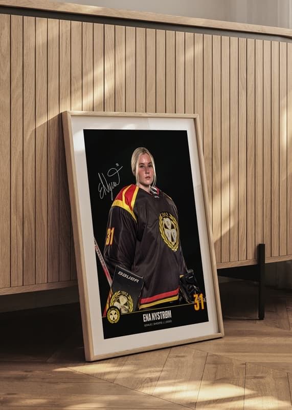 Poster Ena Nystrøm #31 Brynäs IF 2024/2025 crossfade