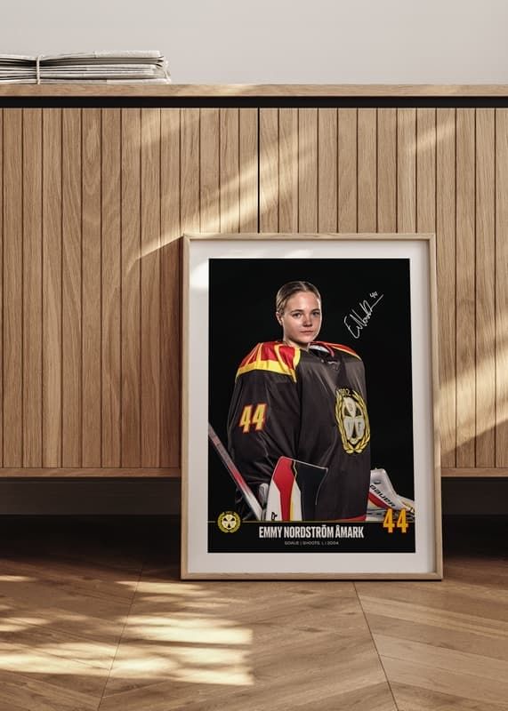 Poster Emmy Nordström Åmark #44 Brynäs IF 2024/2025 crossfade