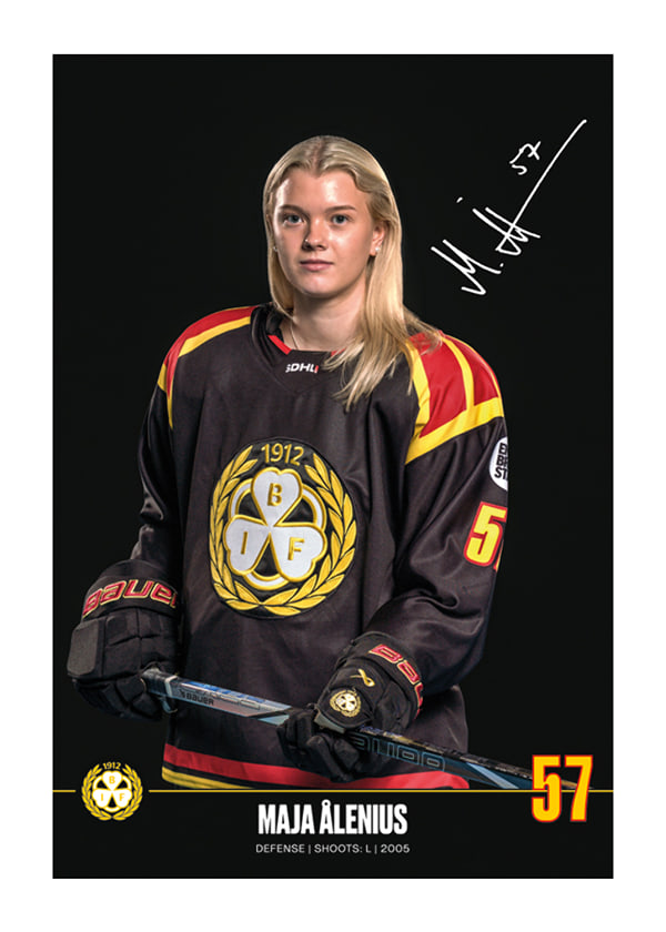 Poster Maja Ålenius #57 Brynäs IF 2024/2025
