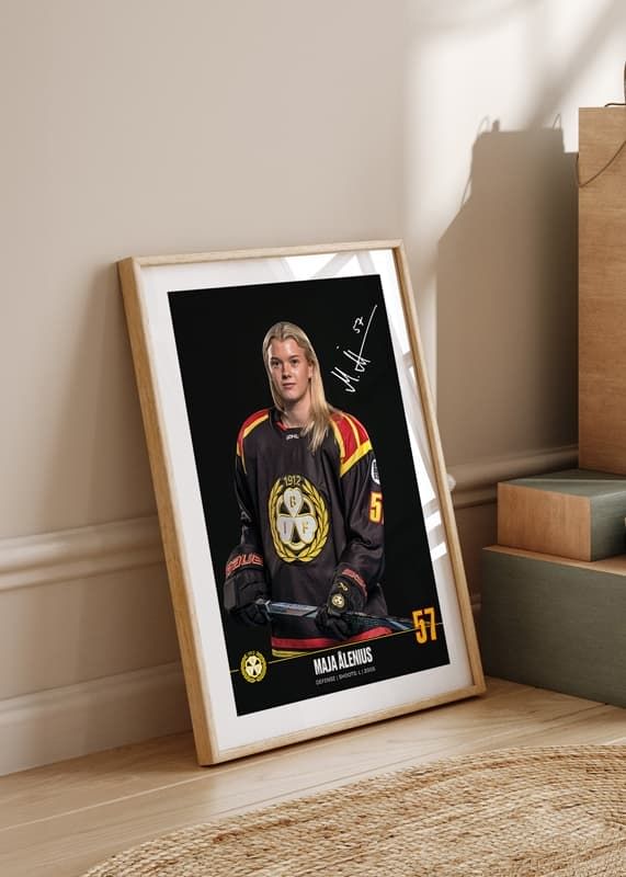 Poster Maja Ålenius #57 Brynäs IF 2024/2025 crossfade