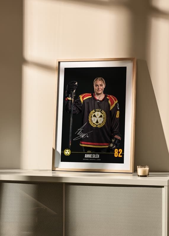 Poster Annie Silén #82 Brynäs IF 2024/2025 crossfade