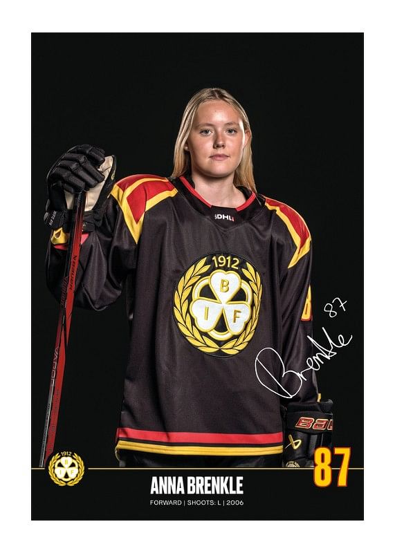 Poster Anna Brenkle #87 Brynäs IF 2024/2025