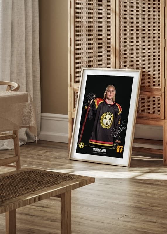 Poster Anna Brenkle #87 Brynäs IF 2024/2025 crossfade