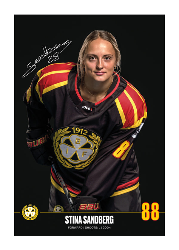 Poster Stina Sandberg #88 Brynäs IF 2024/2025