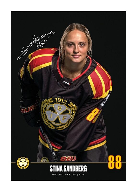 Poster Stina Sandberg #88 Brynäs IF 2024/2025