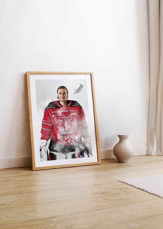Poster Jonas Arntzen #31 Örebro Hockey 2024/2025 crossfade