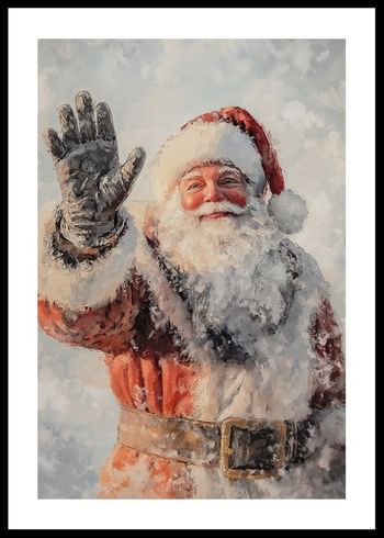 Affiche Santas Christmas Cheer