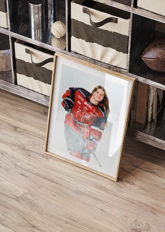 Poster Lovisa Samuelsson #16 Örebro Hockey 2024/2025 crossfade