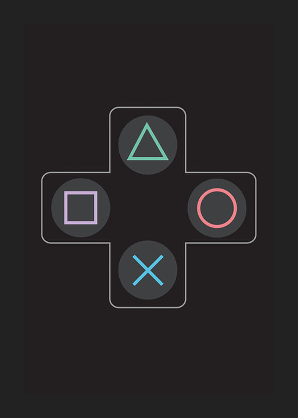 Poster PS Game Controller No3