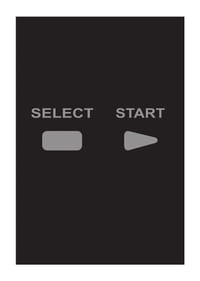 Ein Poster mit den Schaltflächen „Auswählen“ und „Start“. -3