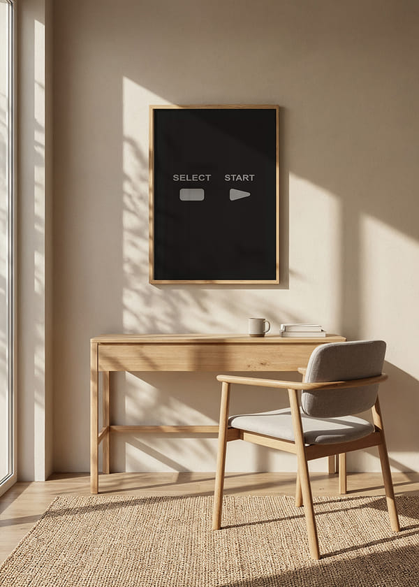 Poster PS Game Controller No2 crossfade