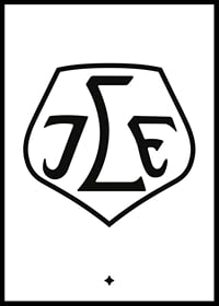 Sköld Vit BG B&W Leksands IF-0