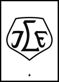 Sköld Vit BG B&W Leksands IF-0