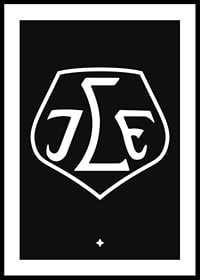 Sköld Svart BG B&W Leksands IF-0