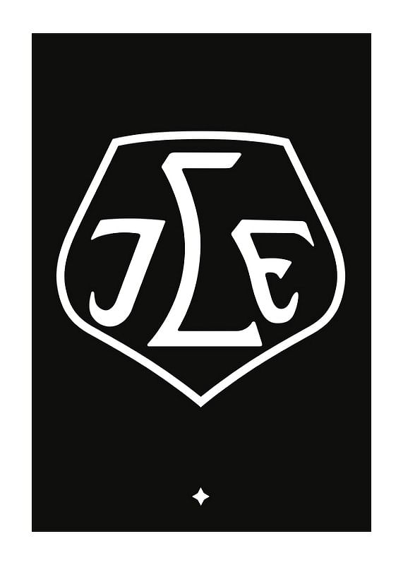 Poster Sköld Svart BG B&W Leksands IF