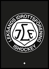 Logo Svart BG B&W Leksands IF-2