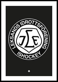 Logo Svart BG B&W Leksands IF-0
