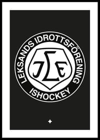 Logo Svart BG B&W Leksands IF-0