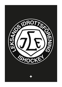 Logo Svart BG B&W Leksands IF-1