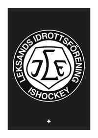Logo Svart BG B&W Leksands IF-1