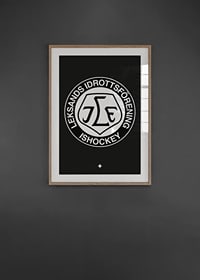 Logo Svart BG B&W Leksands IF-4