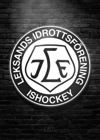 Brick Wall Logo B&W Leksands IF-3