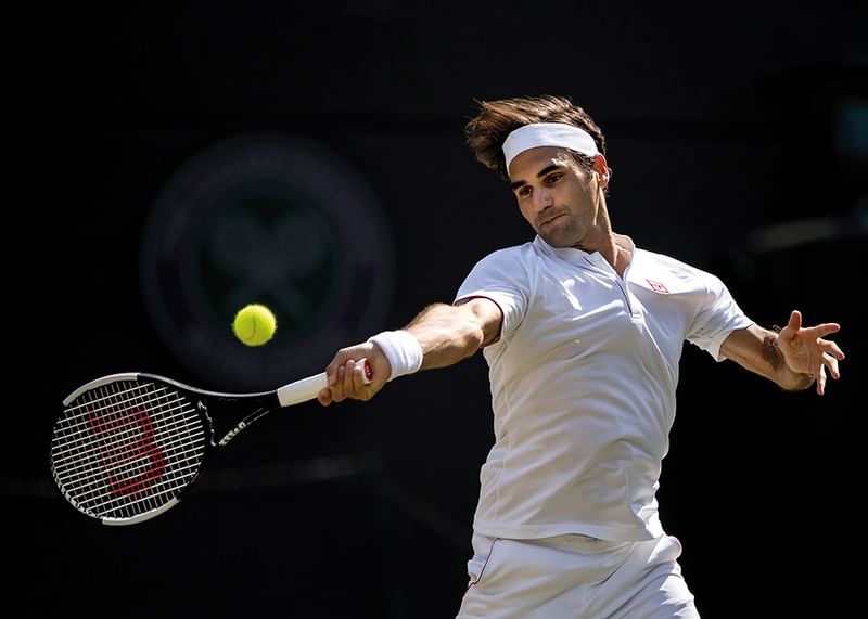 Roger Federer Wimbledon 2018-12