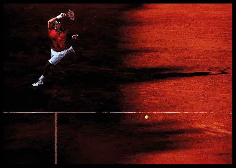 Campionatul de tenis Roger Federer la Openul Franței-12