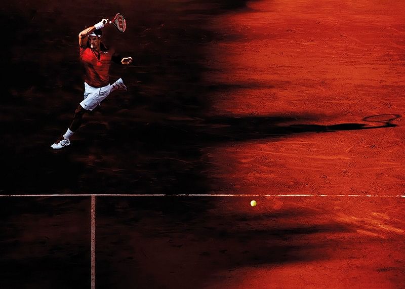 Campionatul de tenis Roger Federer la Openul Franței-12