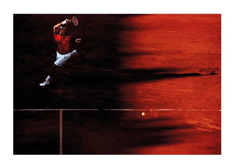 Campionatul de tenis Roger Federer la Openul Franței-12