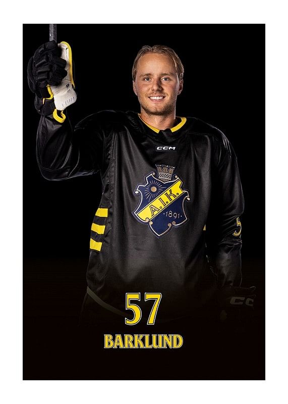 Poster Alfred Barklund #57 AIK Hockey 2024/2025