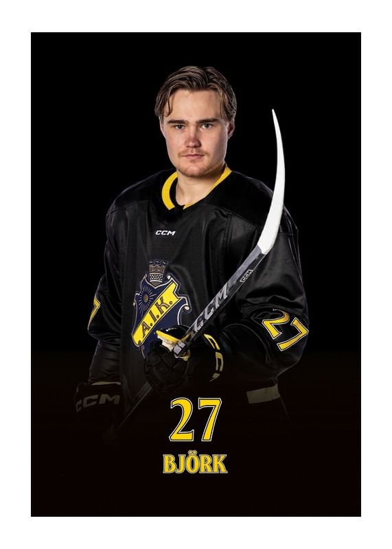 Poster Christoffer Björk #27 AIK Hockey 2024/2025