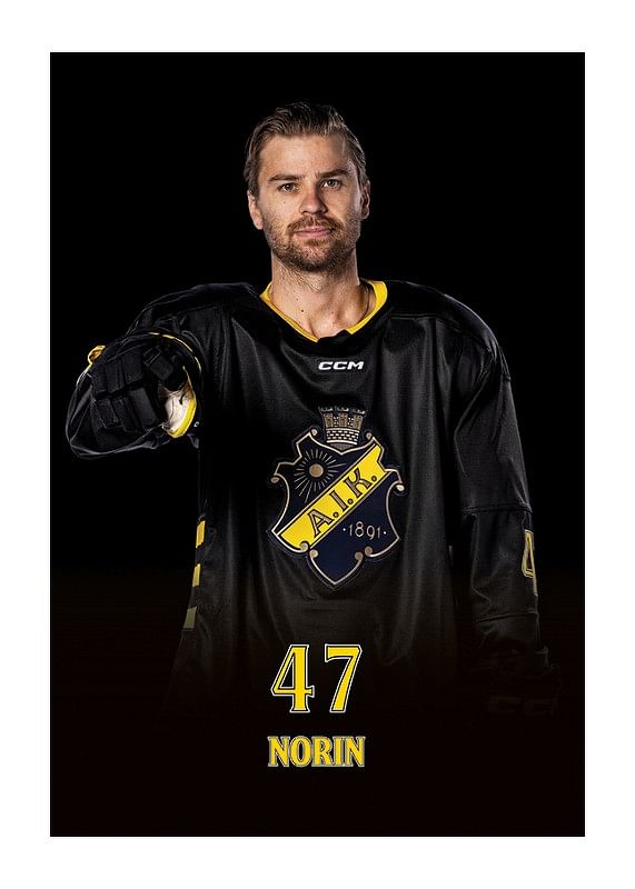 Poster Eric Norin #47 AIK Hockey 2024/2025