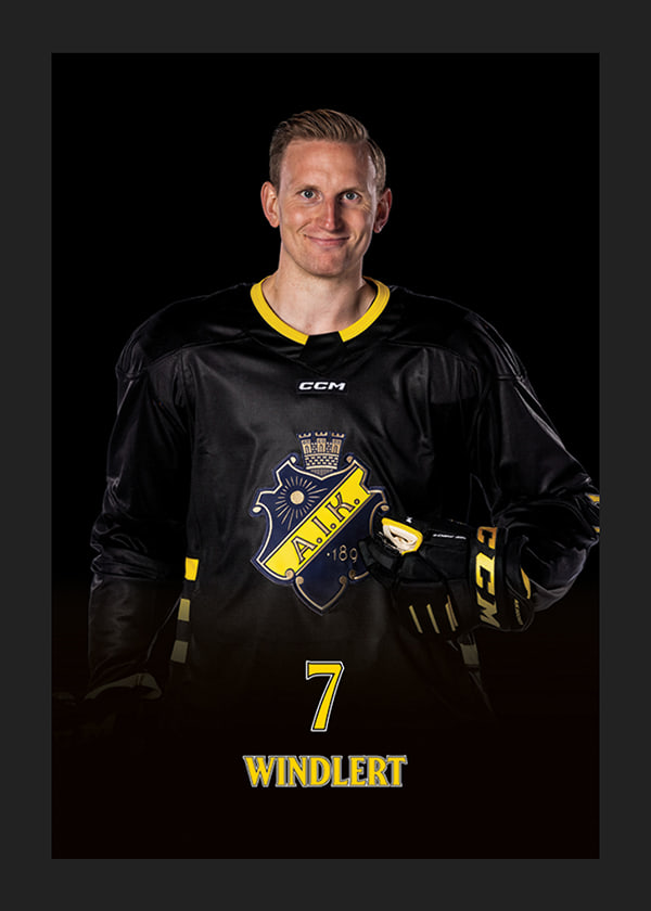 Poster Filip Windlert #7 AIK Hockey 2024/2025