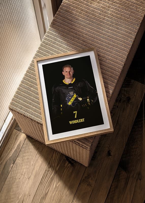 Poster Filip Windlert #7 AIK Hockey 2024/2025 crossfade