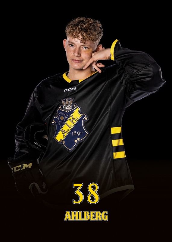 Harry Ahlberg #38 AIK Hockey 2024/2025-12