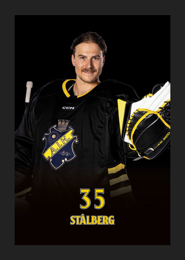 Poster Jonathan Stålberg #35 AIK Hockey 2024/2025