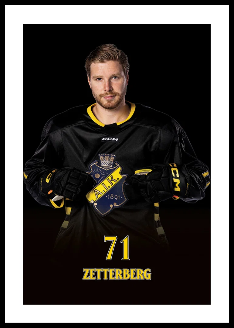Lukas Zetterberg #71 AIK Hockey 2024/2025-12