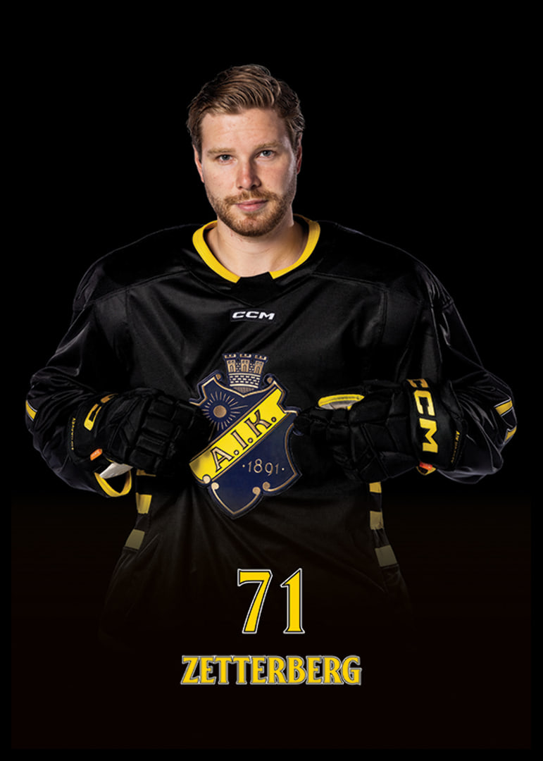 Lukas Zetterberg #71 AIK Hockey 2024/2025-12