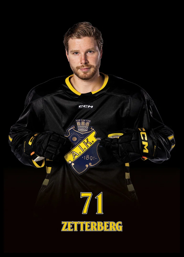 Lukas Zetterberg #71 AIK Hockey 2024/2025-12