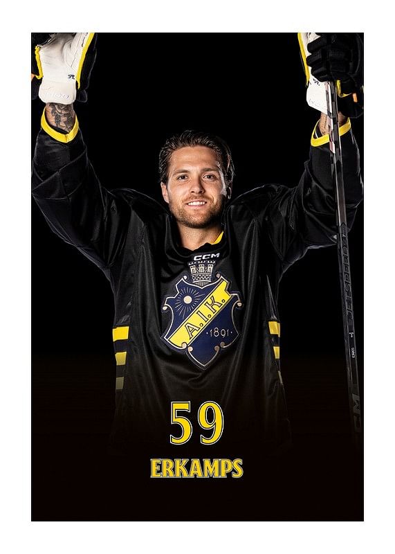 Poster Macoy Erkamps #59 AIK Hockey 2024/2025