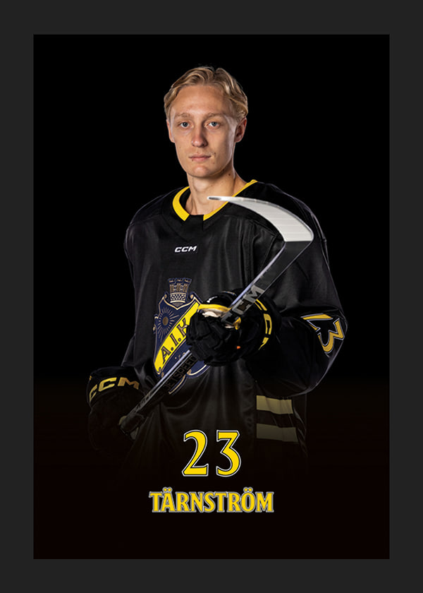 Poster Oliver Tärnström #23 AIK Hockey 2024/2025